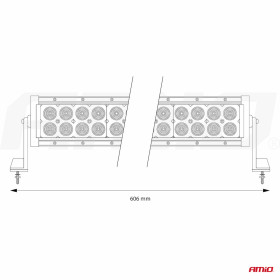 AMIO Panelové pracovné svetlo AWL24 24LED COMBO 9-36V_thumb7