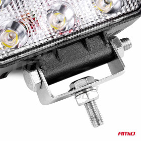 AMIO Pracovné LED svetlo 16x LED AWL05 EMC 108x108 48W FLAT 9-60V_thumb3