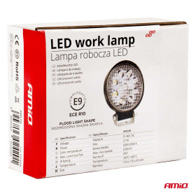 AMIO Pracovné LED svetlo AWL06 9 LED FLOOD 9-36V_thumb4