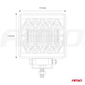 AMIO Pracovné LED svetlo AWL15 26LED COMBO 9-36V_thumb10