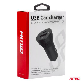 AMIO nabíjačka do auta micro USB/USB-C QC 3.0_thumb5