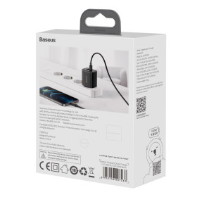 AMIO nabíjačka Baseus Compact Quick Charger, USB, USB-C, 20W_thumb9