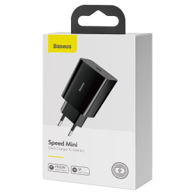 AMIO nabíjačka Baseus Speed Mini Quick Charger, USB-C, PD, 3A, 20W_thumb10