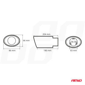 AMIO koncovka výfuku MT 021BLC_thumb5