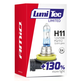 AMIO halogénová žiarovka H11 12V 55W LumiTec LIMITED +130%_thumb5