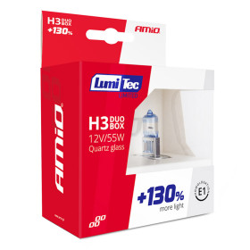 AMIO halogénový DUO blister (2ks) H3 12V 55W sada LumiTec LIMITED +130%_thumb5