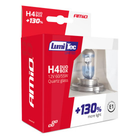 AMIO halogénový DUO blister (2ks) H4 12V 60/55W sada LumiTec LIMITED +130%_thumb5