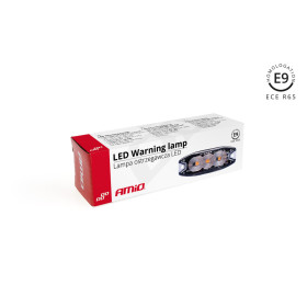 AMIO výstražné osvetlenie oranžové 3x3W LED R65 R10 12/24V IP67_thumb5