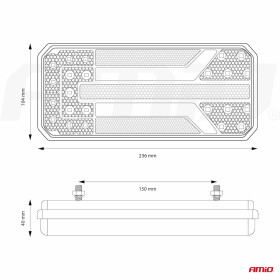 AMIO svetlo zadné združené LED dynamické ĽAVÉ PRAVE- RCL-01-LR_thumb14