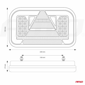 AMIO svetlo zadné združené LED dynamické PRAVÉ RCL-03-R_thumb14