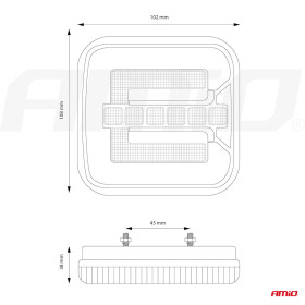 AMIO svetlo zadné združené LED ĽAVÉ, PRAVÉ dynamické - RCL-08-LR_thumb12