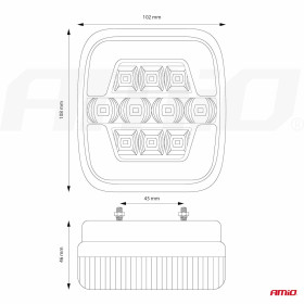 AMIO svetlo zadné združené LED ĽAVÉ, PRAVÉ RCL-05-LR_thumb13