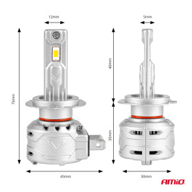 AMIO LED žiarovky hlavného svietenia H7 X2 Series AMiO_thumb5