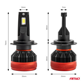 AMIO LED žiarovky hlavného svietenia H7 X3 Series AMiO_thumb6