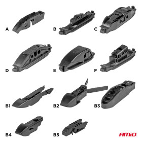 AMIO Stierač Hybrid multiconnect 17" (425mm) 11 adaptérov_thumb12