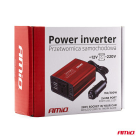 AMIO Menič napäta AMiO 12V/230V 150W/300W 2xUSB PI01_thumb6