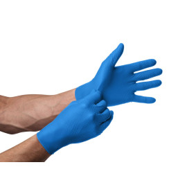 MERCATOR GOGRIP Nitrilové Pracovné Rukavice PRO BLUE XXL 50 ks_thumb4