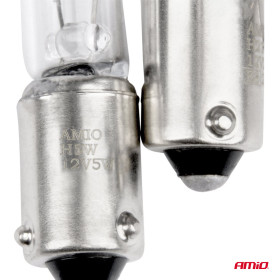 AMIO Halogénové žiarovky H5W 12V 5W BAX9S white 2ks blister AMIO-03354_thumb3