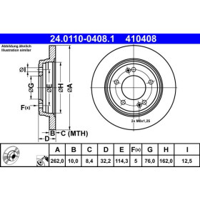 ATE Brzdový kotúč plny Ø262,0mm 24.0110-0408.1_thumb2