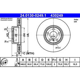 ATE Brzdový kotúč vetraný Ø348mm 24.0130-0249.1_thumb2