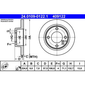 ATE Brzdový kotúč plny Ø224mm 24.0109-0122.1_thumb2