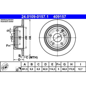 ATE Brzdový kotúč plny Ø292mm 24.0109-0157.1_thumb2