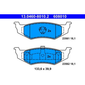 ATE Sada brzdových platničiek 13.0460-8010.2_thumb2