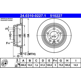 ATE Brzdový kotúč plny Ø298mm 24.0310-0227.1_thumb2