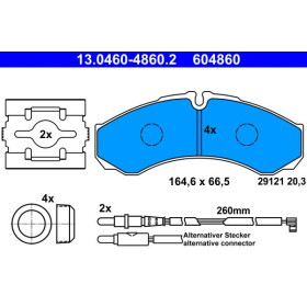 ATE Sada brzdových platničiek 13.0460-4860.2_thumb2