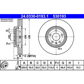 ATE Brzdový kotúč vetraný Ø320mm 24.0330-0193.1_thumb2