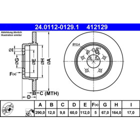 ATE Brzdový kotúč plny Ø290mm 24.0112-0129.1_thumb2