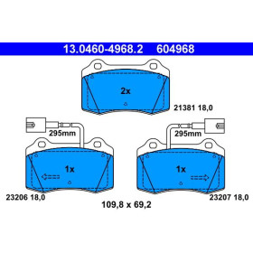 ATE Sada brzdových platničiek 13.0460-4968.2_thumb2