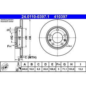 ATE Brzdový kotúč plny Ø249,0mm 24.0110-0397.1_thumb2