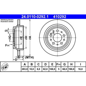 ATE Brzdový kotúč plny Ø283mm 24.0110-0292.1_thumb2