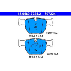 ATE Sada brzdových platničiek 13.0460-7224.2_thumb2