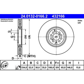 ATE Brzdový kotúč Brzdovy kotuc dvojdielny Ø334mm 24.0132-0166.2_thumb2