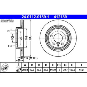 ATE Brzdový kotúč plny Ø292mm 24.0112-0189.1_thumb2