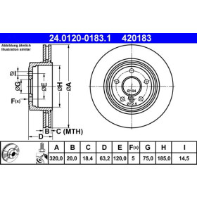 ATE Brzdový kotúč vetraný Ø320mm 24.0120-0183.1_thumb2