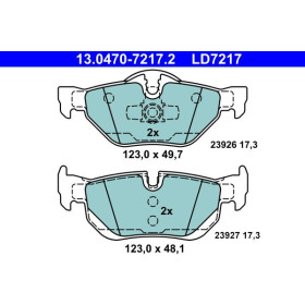 ATE Sada brzdových platničiek 13.0470-7217.2_thumb2