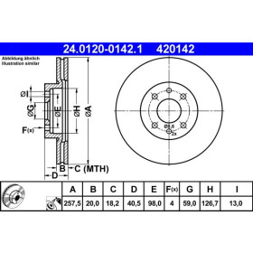 ATE Brzdový kotúč vetraný Ø258mm 24.0120-0142.1_thumb2