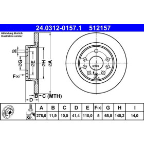 ATE Brzdový kotúč plny Ø278mm 24.0312-0157.1_thumb2