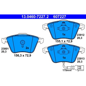 ATE Sada brzdových platničiek 13.0460-7227.2_thumb2