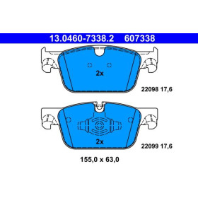 ATE Sada brzdových platničiek 13.0460-7338.2_thumb2
