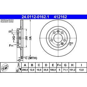 ATE Brzdový kotúč plny Ø290mm 24.0112-0162.1_thumb2