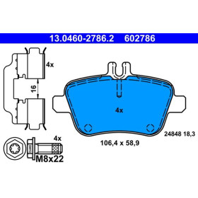 ATE Sada brzdových platničiek 13.0460-2786.2_thumb2