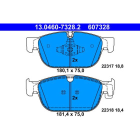 ATE Sada brzdových platničiek 13.0460-7328.2_thumb2