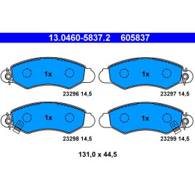 ATE Sada brzdových platničiek 13.0460-5837.2_thumb2