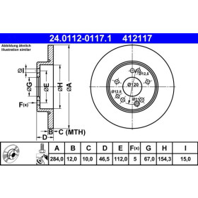 ATE Brzdový kotúč plny Ø284mm 24.0112-0117.1_thumb2