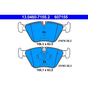 ATE Sada brzdových platničiek 13.0460-7155.2_thumb2