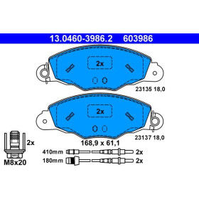 ATE Sada brzdových platničiek 13.0460-3986.2_thumb2